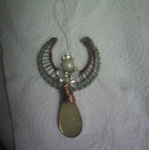 Copper-Winged hanging Angel SunCatcher